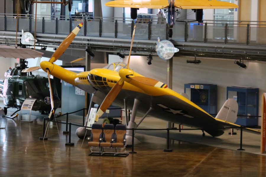1942 Vought V-173 "Flying Pancake" at the Frontiers of Flight Museum, Dallas Love Field, Texas (July 2019)